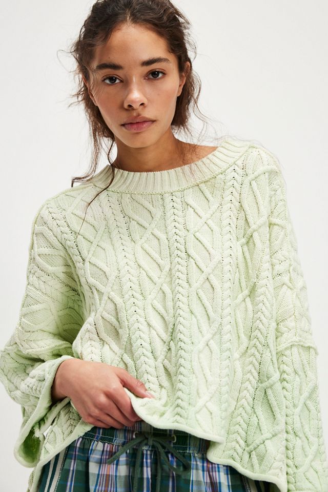 Washed Ashore Cable Knit Sweater #3