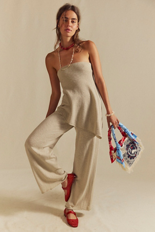 Krista Cotton-Linen Sweater Set