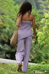Krista Cotton-Linen Sweater Set