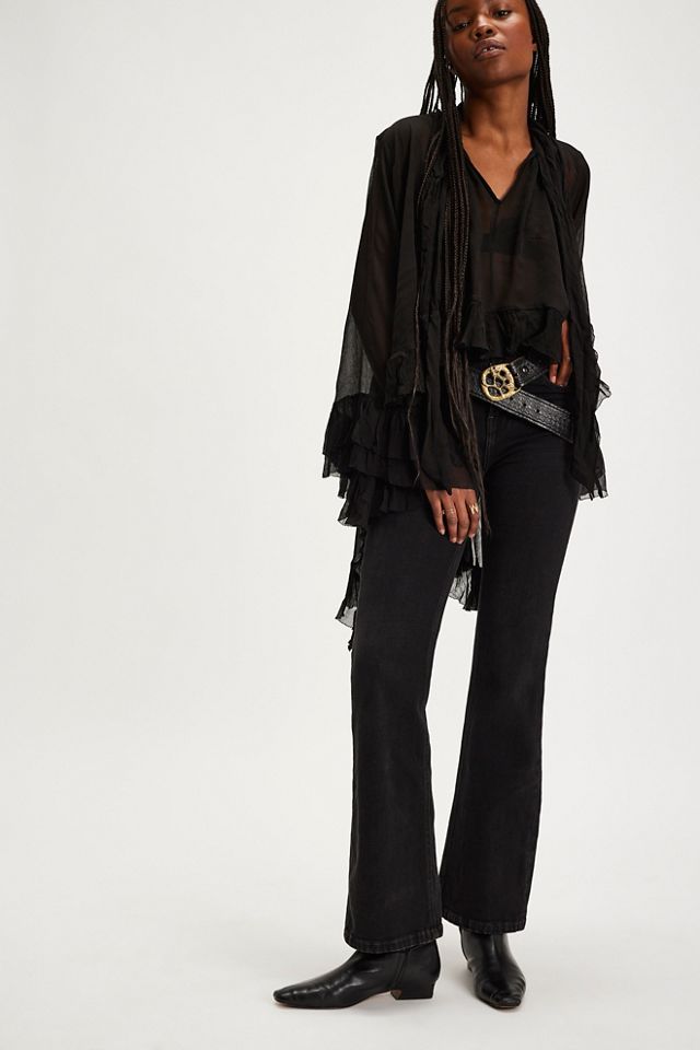 ■ILLIGO■ Pintuck Frill Blouse Black 25SMTOP01BK MUSINSA | ILLIGO Pintuck Frill Blouse Black