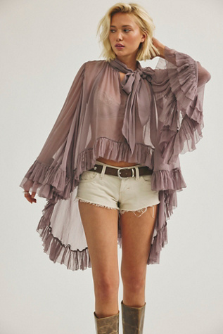 Full Sleeve Frill Top | Free People