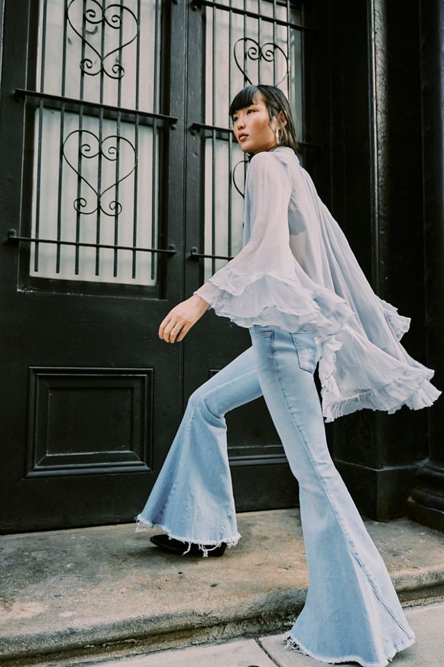 Haut à volants manches longues #1