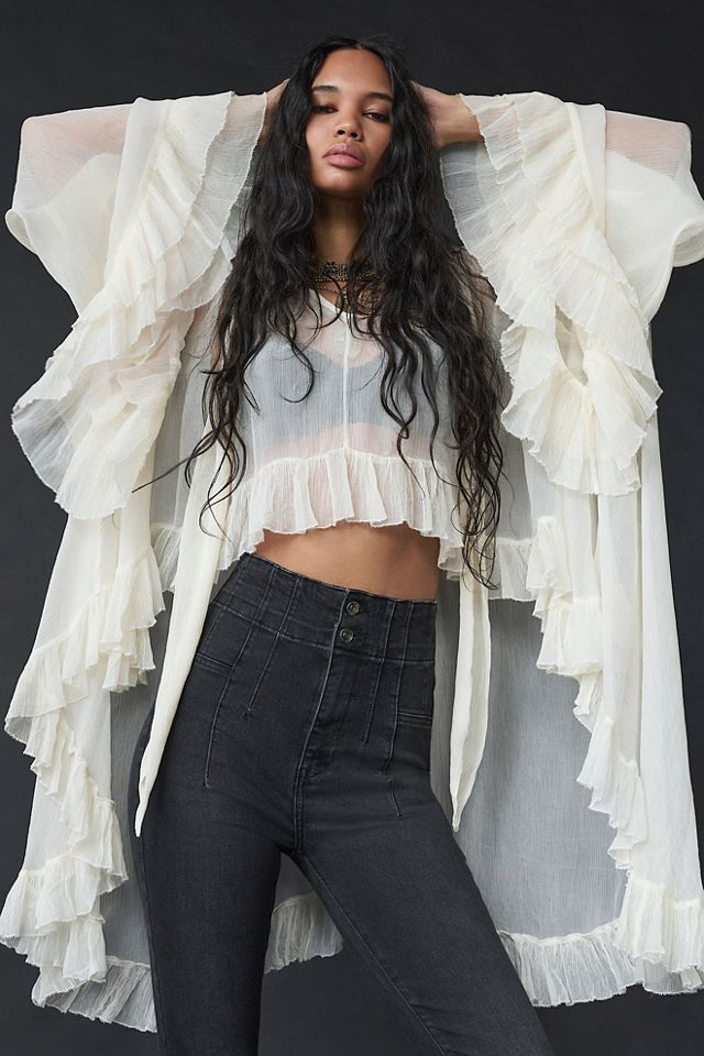 Full Sleeve Frill Top | Free People