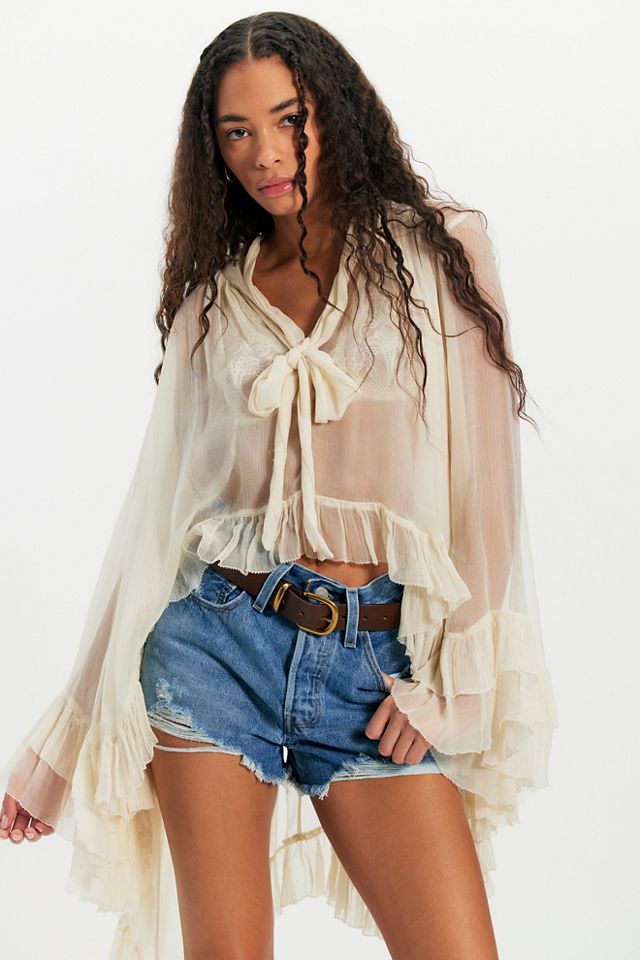 Full Sleeve Frill Top | Free People