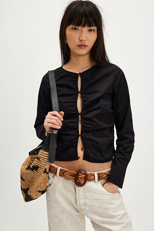 Kaia Top by Free People in Black, Size: M