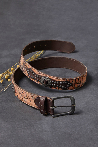 We The Free Bandana Belt At Free People In Sunstone, Size: M/L