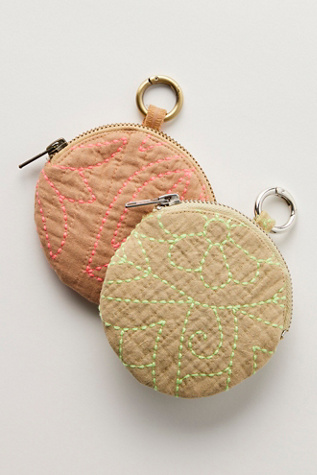 FP One Upcycled Circle Wallet At Free People In Pink