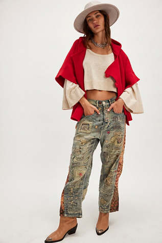 Jean Magnolia Pearl Style Boyfriend Avec Boutons Métal - Taille Unique, Occasion Très Bon état