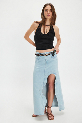 Jupe Longue en Denim Alohas Carmina
