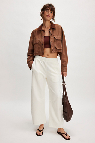 Citizens of Humanity Miro Sweatpant at Free People in White, Size: M