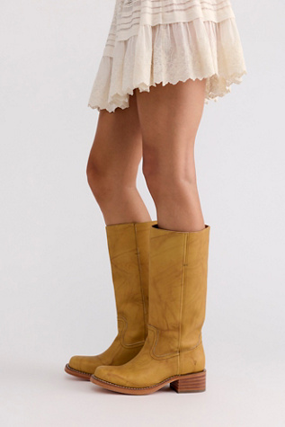 Frye Campus 14L Boots at Free People in Yellow, Size: US 8.5