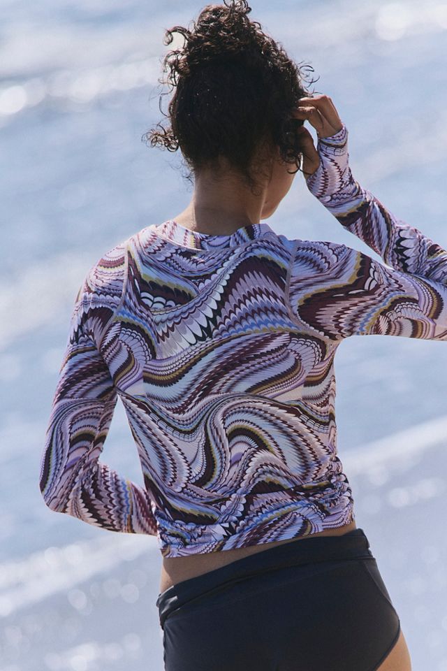 Tempo Ruched Printed Long Sleeve #1