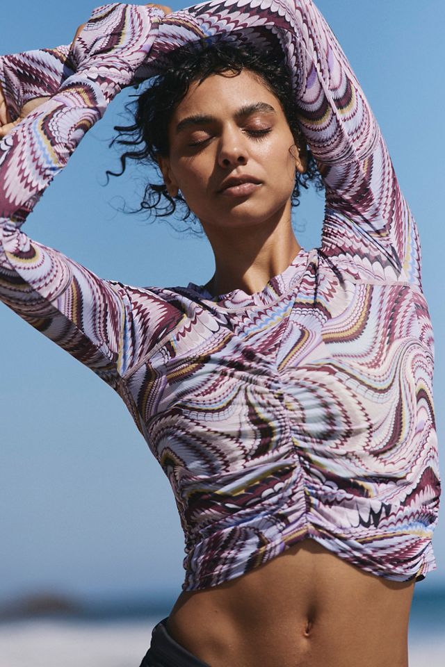 Tempo Ruched Printed Long Sleeve #3