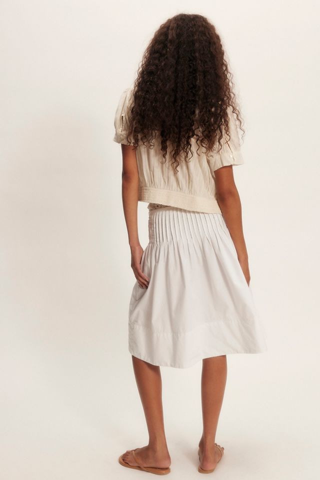 Peyton Pintuck Midi Skirt #5