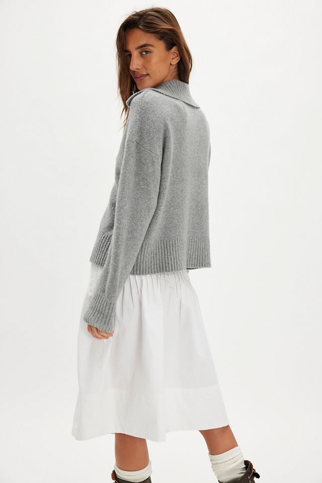 Peyton Pintuck Midi Skirt #1