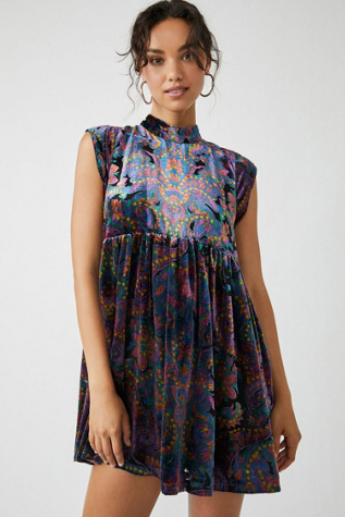jacquard mini dress with sleeves HATCH Collection The Samantha Off-The-Shoulder Jacquard Mini Dress in Caramel