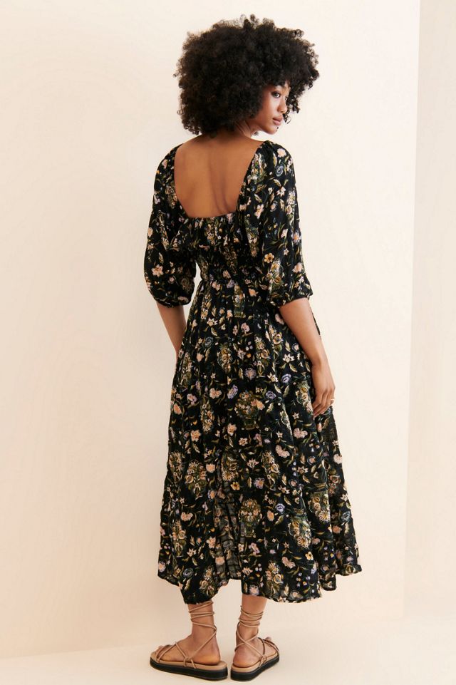 Oasis Printed Midi Dress #1