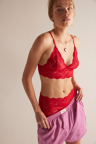 Last Dance Lace Longline Bralette