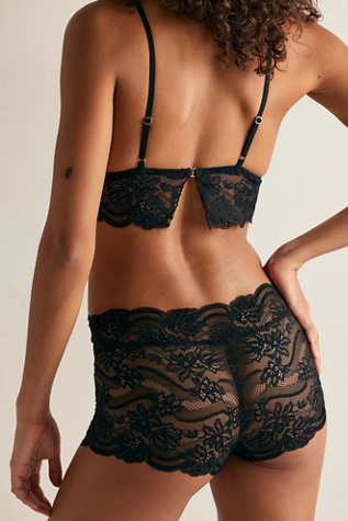 Трусы-шортики Last Dance Undies, кружево — Intimately, цвет: Чёрный — фото 3