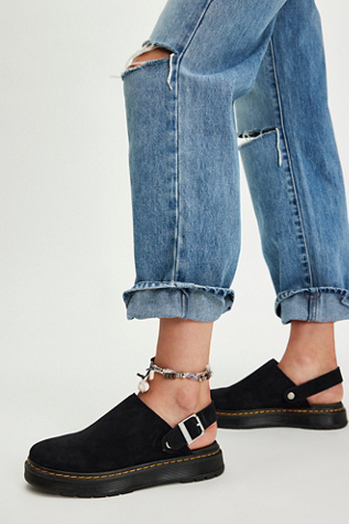 Dr. Martens Brooklin Mules at Free People in Black, Size: US 9
