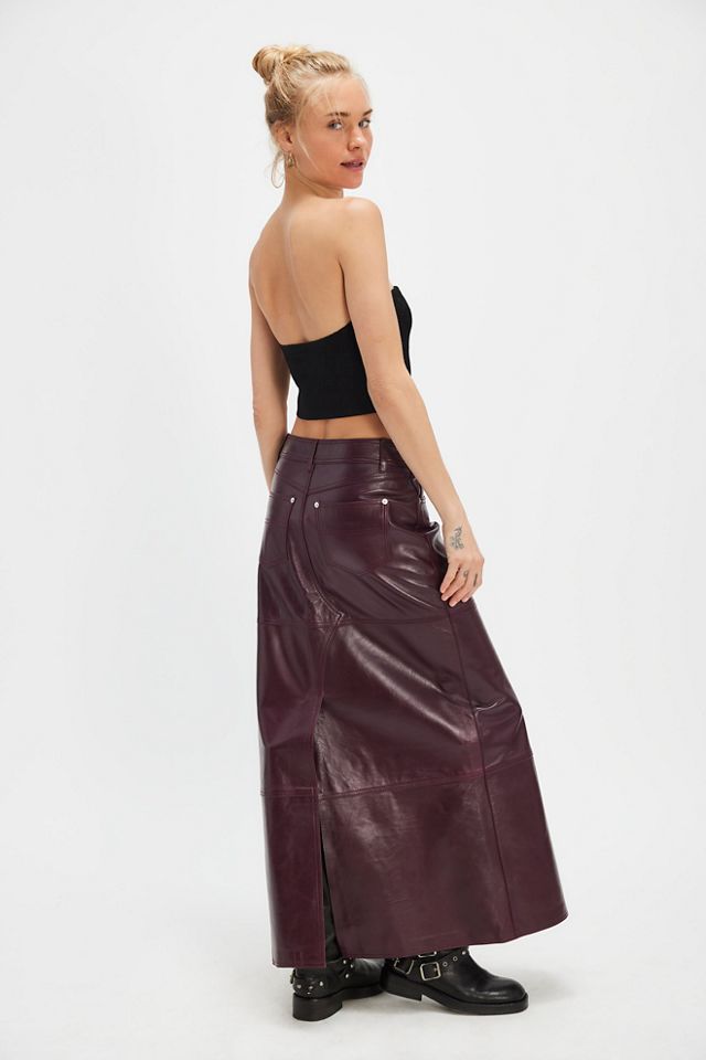 Stand Studio Francie Leather Skirt #1