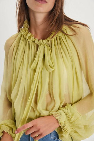 Chiffon Bow Top