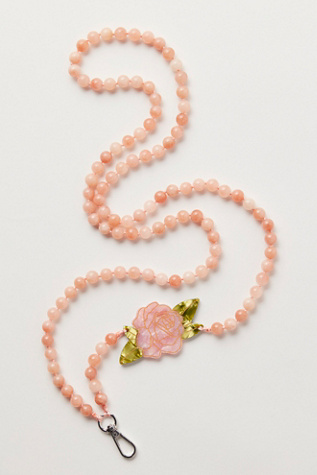 Solar Eclipse Phone Chain at Free People in Pink Rose