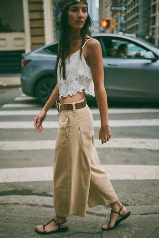 We The Free Lay Down Chino Trousers at Free People in Tan, Size: US 8