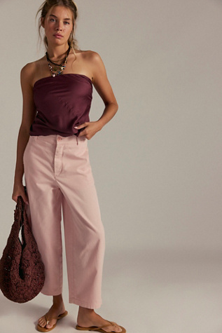 We The Free Laydown Chino Pants at Free People in Pink, Size: US 10