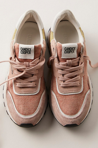 Plume 2 Sneakers by Candice Cooper at Free People in Ancient Rose/Yellow, Size: EU 38