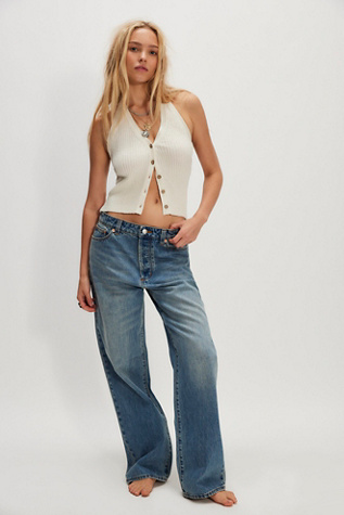 Rolla's Super Loose Jeans at Free People in Medium Wash, Size: 26