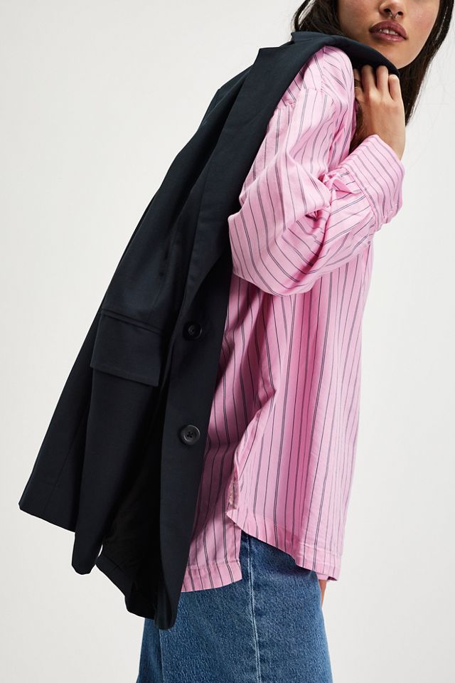 Chemise boutonnée à rayures Lee #4