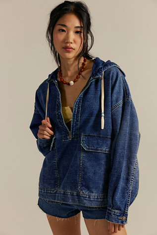 We The Free Casey Denim Pullover product page