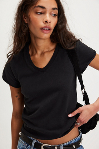 We The Free One That Got Away Tee at Free People in Black, Size: Small