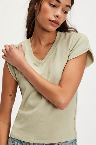 We The Free One That Got Away Tee at Free People in Green, Size: XL