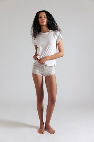 We The Free Nova Tee at Free People in Ivory, Size: XS