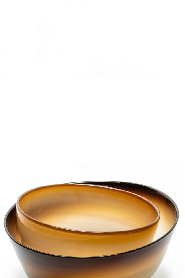 Esque Studio Aerie Glass Nesting Bowls, set of 3 Sahara #1