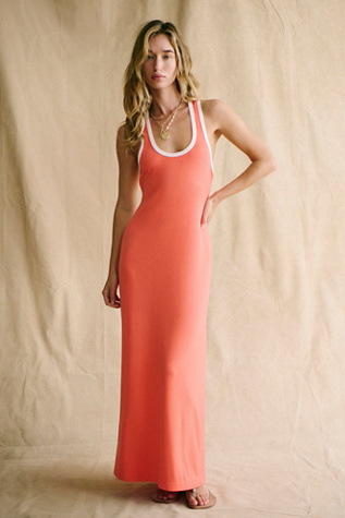 Bec Midi By free-est At Free People In Thriving Coral Combo, Size: Medium