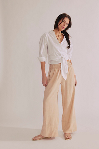 Day's End Linen Pull-On Trousers product page
