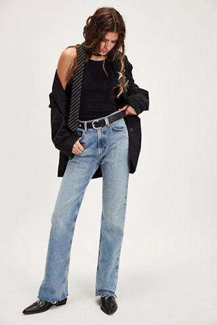 AGOLDE Leena Jeans at Free People in Stage, Size: 27