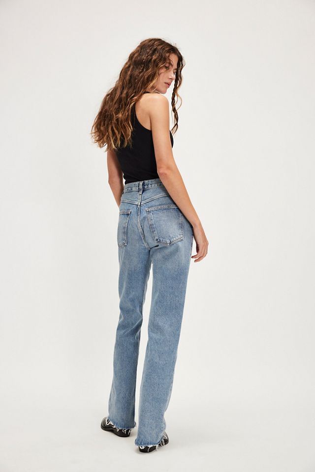 デニム・ジーパン AGOLDE FW25 Denim Leena jeans (A2181535 PCBO) Leena Jean in Placebo – AGOLDE