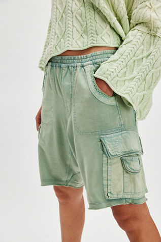 FP One Beck Shorts en Green, pour femme taille: XS chez Free People