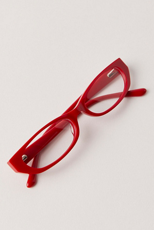 Indy Gisele Blue-Light Reading Glasses At Free People In Red