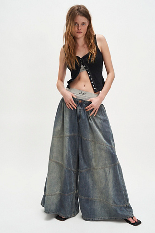 OneTeaspoon Daddios Wide-Leg Jeans