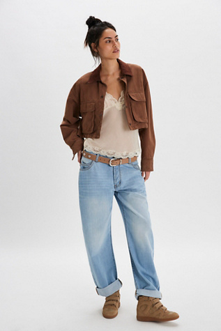 OneTeaspoon Jonis Low-Waist Jeans at Free People in Light Wash, Size: 27