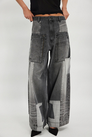 The Tales Reworked Patchwork Jeans