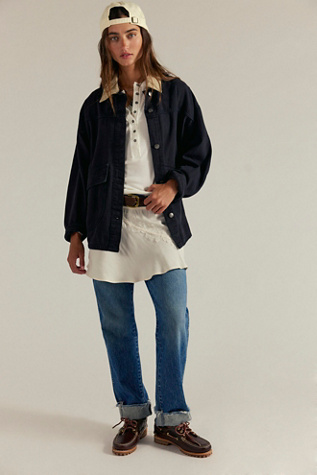 We The Free Lemon Denim Jacket at Free People in Black, Size: L