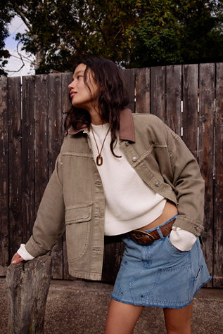 We The Free Lemon Denim Jacket at Free People in Caiman, Size: XL