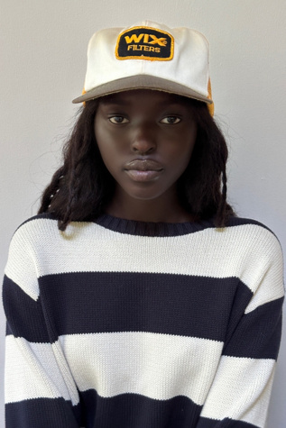Vintage 1980's Patched Mesh Wix Trucker Hat Selected By Afterlife Boutique