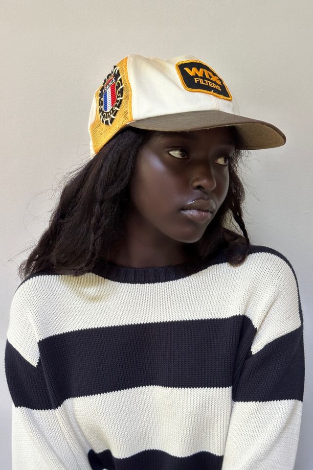 Vintage 1980's Patched Mesh Wix Trucker Hat Selected By Afterlife Boutique #1